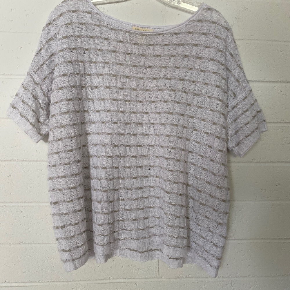 Eileen Fisher Organic Linen Top M